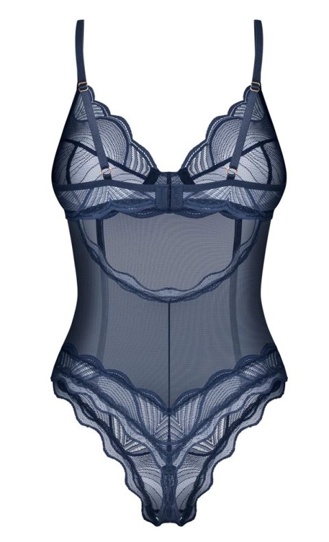 Obsessive Nightly Blue Body XS/S połprzezroczyste koronka regulacja Obsessive Nightly Blue Body XS/S połprzezroczyste koronka regulacja