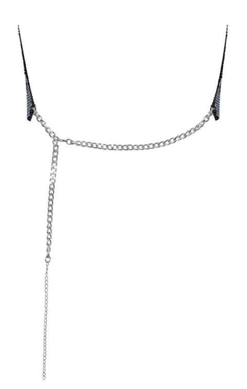 Cottelli ACCESSOIRES Top Czarny z Cekinow na Regulowanym Łańcuszku Cottelli ACCESSOIRES Top Czarny z Cekinow na Regulowanym Łańcuszku