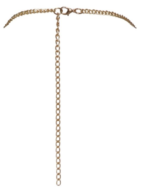 Cottelli ACCESSOIRES Top Złoty z Regulowanym Łańcuszkiem, Metaliczny Cottelli ACCESSOIRES Top Złoty z Regulowanym Łańcuszkiem, Metaliczny