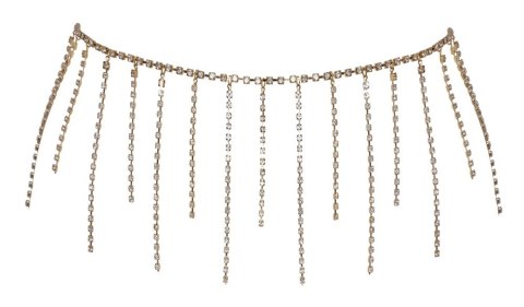 Cottelli ACCESSOIRES Złoty Pas na Brzuch z Dżetami, Regulowany Cottelli ACCESSOIRES Złoty Pas na Brzuch z Dżetami, Regulowany