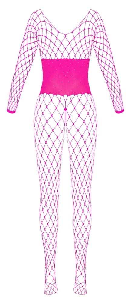 Cottelli Collection Fantasy Gorsetowe Bodystocking Rożowe, bezszwowe Cottelli Collection Fantasy Gorsetowe Bodystocking Rożowe, bezszwowe