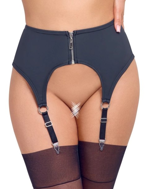 Cottelli LINGERIE Szeroki czarny pas do pończoch matowy S Cottelli LINGERIE Szeroki czarny pas do pończoch matowy S