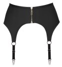 Cottelli LINGERIE szeroki pas do pończoch matowy XL czarny z zamkiem