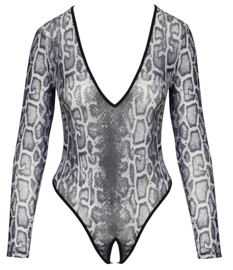 Cottelli Lingerie Body XL Panterkowy Powernet Długi Rękaw Cottelli Lingerie Body XL Panterkowy Powernet Długi Rękaw