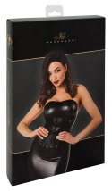 Noir Orgia Exclusive XL - Czarny Top Gorsetowy z Regulowanymi Ramiączkami