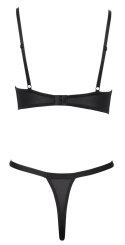Cottelli LINGERIE komplet koronkowy 2-częściowy czarny 80B/M