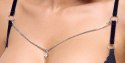 Cottelli LINGERIE komplet koronkowy 3-częściowy czarny 75B/S