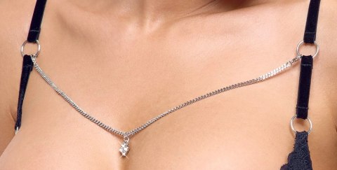 Cottelli LINGERIE komplet koronkowy 3-częściowy czarny 75B/S Cottelli LINGERIE komplet koronkowy 3-częściowy czarny 75B/S