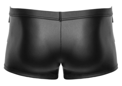 NEK Bokserki Męskie Matowe Czarne 2XL z Kieszeniami i Zatrzaskami NEK Bokserki Męskie Matowe Czarne 2XL z Kieszeniami i Zatrzaskami