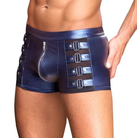 NEK Bokserki Męskie Matowe Niebieskie Ćwieki 2XL Metaliczny Look NEK Bokserki Męskie Matowe Niebieskie Ćwieki 2XL Metaliczny Look