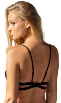 Obsessive Nutris Czarny Biustonosz Koronkowy na Fiszbinach M/L