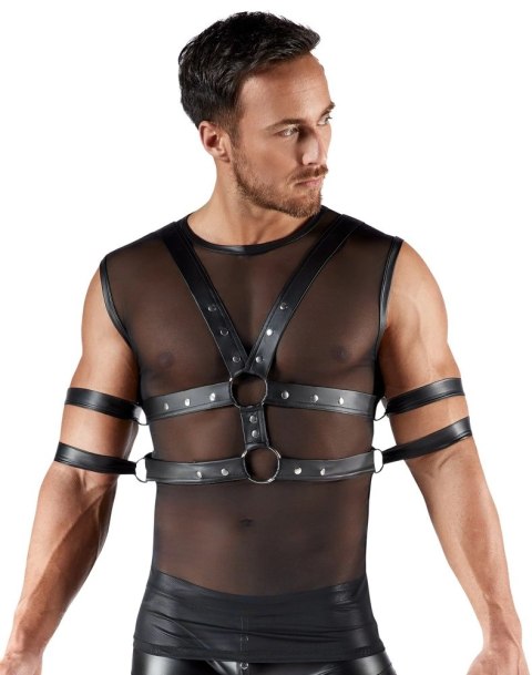 Svenjoyment Bondage Koszulka Bez Rękawow z Mankietami L Czarna Svenjoyment Bondage Koszulka Bez Rękawow z Mankietami L Czarna