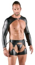 Svenjoyment Bondage Zestaw Męski 3-częściowy Matowy Czarny M
