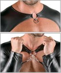 Svenjoyment Bondage Zestaw Męski 3-częściowy Matowy Czarny M