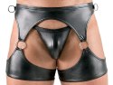 Svenjoyment Bondage Zestaw Męski 3-częściowy Matowy Czarny M