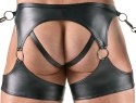 Svenjoyment Bondage Zestaw Męski 3-częściowy Matowy Czarny M