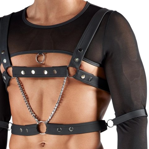 Svenjoyment Bondage Zestaw Powernet XL - Top, Uprząż, Jockstrap, 4 Mankiety Svenjoyment Bondage Zestaw Powernet XL - Top, Uprząż, Jockstrap, 4 Mankiety