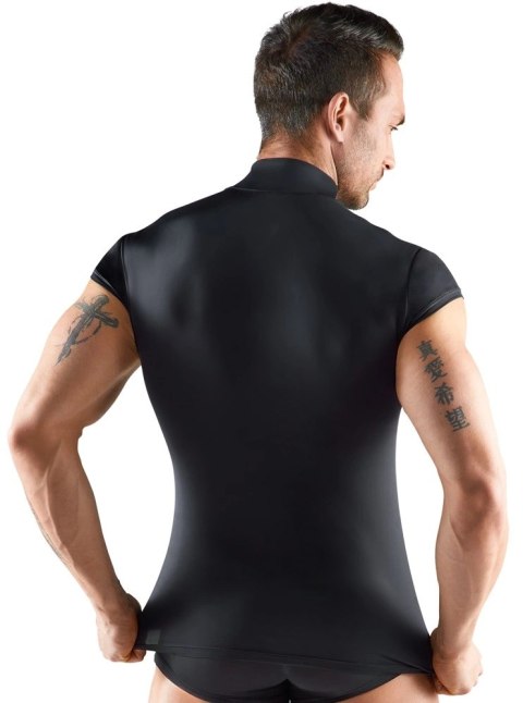 Svenjoyment Koszulka Męska Czarna 2XL z Kołnierzykiem i Zamkiem Svenjoyment Koszulka Męska Czarna 2XL z Kołnierzykiem i Zamkiem