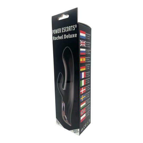 Power Escorts - BR191 - Rachel Deluxe design Multi-Speed Vibrator - Black Power Escorts - BR191 - Rachel Deluxe design Multi-Speed Vibrator - Black