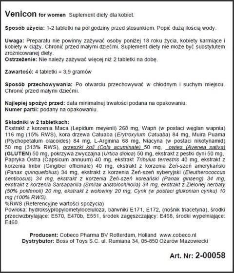 Supl.diety-Venicon for Women EU Supl.diety-Venicon for Women EU