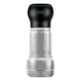 Kiiroo Feel Pocket Crystal & PowerBlow - zestaw przezroczysty, duży rozmiar