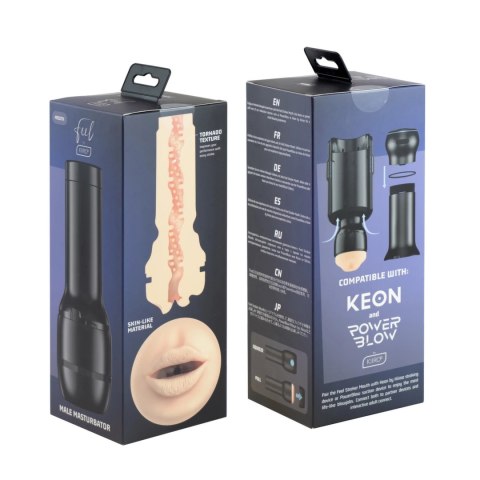Kiiroo Feel Stroker Mouth - kompatybilny z Keon, model anatomiczny, 542g Kiiroo Feel Stroker Mouth - kompatybilny z Keon, model anatomiczny, 542g