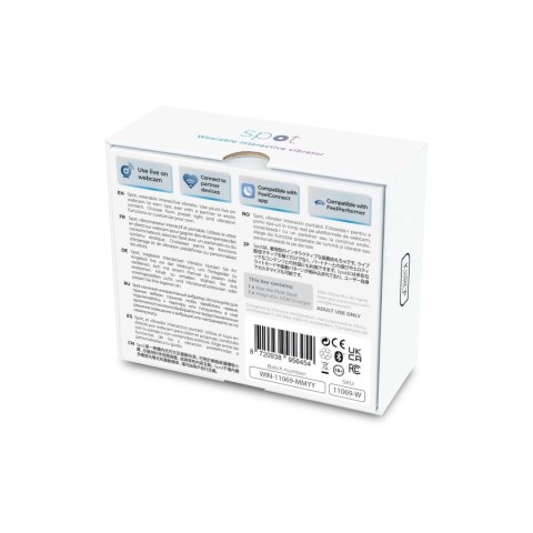 Kiiroo Spot Jajko z interaktywnym pierścieniem LED Bluetooth Kiiroo Spot Jajko z interaktywnym pierścieniem LED Bluetooth