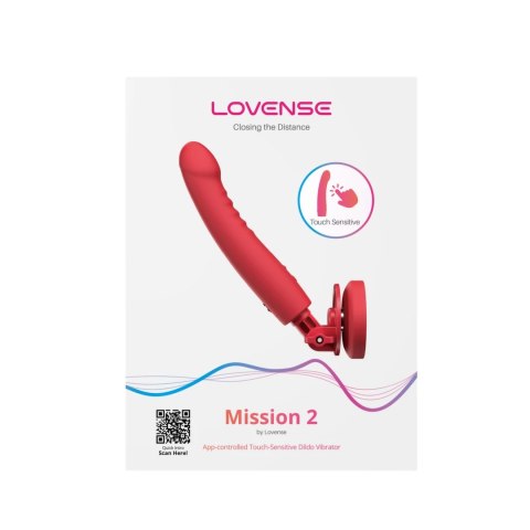 Lovense Mission 2 - Model z przyssawką i technologią Touch-Sense, czarny Lovense Mission 2 - Model z przyssawką i technologią Touch-Sense, czarny