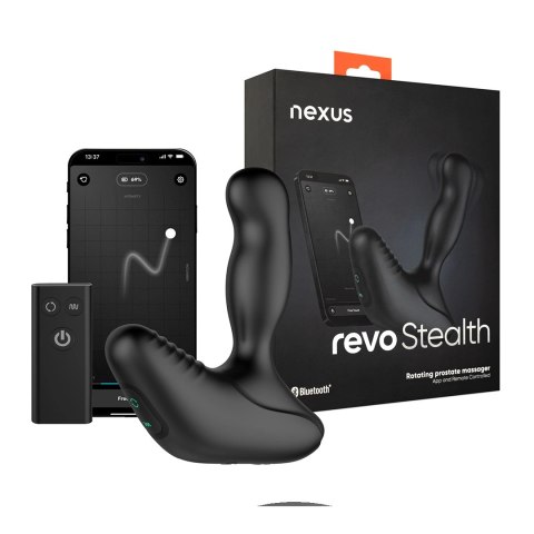 Nexus Revo Stealth Intymny masażer rotacyjny silikonowy, sterowanie pilotem Nexus Revo Stealth Intymny masażer rotacyjny silikonowy, sterowanie pilotem