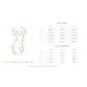 Obsessive Nuites komplet 3-częściowy kropki biustonosz+stringi+pas 2XL/3XL