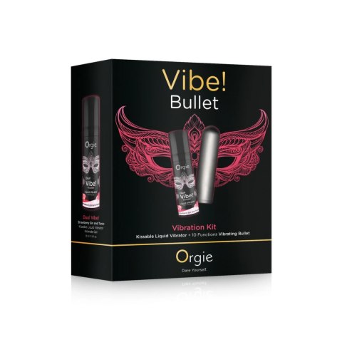 Orgie Dual Vibe Mini - wibrator kompaktowy smak truskawka gin & tonic Orgie Dual Vibe Mini - wibrator kompaktowy smak truskawka gin & tonic