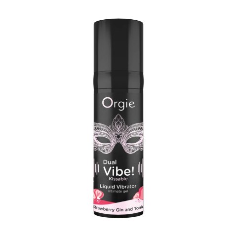 Orgie Dual Vibe Mini - wibrator kompaktowy smak truskawka gin & tonic Orgie Dual Vibe Mini - wibrator kompaktowy smak truskawka gin & tonic