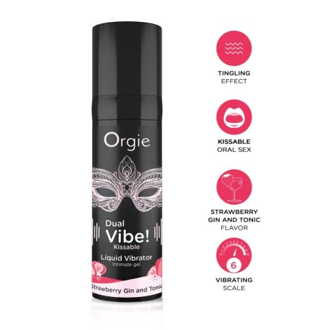 Orgie Intymny żel z amazońskimi składnikami Gin&Tonic Strawberry 15ml Orgie Intymny żel z amazońskimi składnikami Gin&Tonic Strawberry 15ml