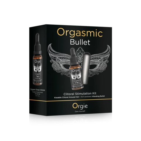 Orgie Orgasmic Bullet Mini wibrator + żel nawilżający 10 trybow Orgie Orgasmic Bullet Mini wibrator + żel nawilżający 10 trybow