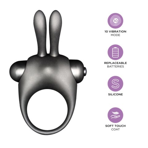 Orgie Orgasmic Bunny - pierścień wibrujący 10 trybow + żel stymulujący 15 ml Orgie Orgasmic Bunny - pierścień wibrujący 10 trybow + żel stymulujący 15 ml