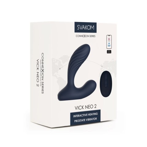 Svakom Vick Neo 2 Navy Blue - Zaawansowany model z funkcją podgrzewania Svakom Vick Neo 2 Navy Blue - Zaawansowany model z funkcją podgrzewania