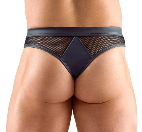 Svenjoyment Stringi męskie L czarne z siateczką i zatrzaskiem Svenjoyment Stringi męskie L czarne z siateczką i zatrzaskiem