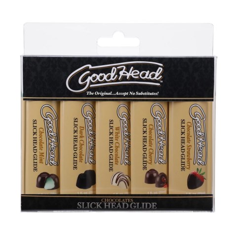Doc Johnson GoodHead Zestaw żeli smakowych 5x29ml czekoladowe Doc Johnson GoodHead Zestaw żeli smakowych 5x29ml czekoladowe