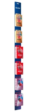 Durex Clip Strip Zestaw Prezerwatyw Thin Feel Real Feel Surprise Mix