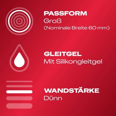 Durex Gefuhlsecht XXL 30 szt. prezerwatywy silikonowe, extra large Durex Gefuhlsecht XXL 30 szt. prezerwatywy silikonowe, extra large