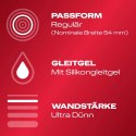 Durex Gefuhlsecht Ultra 30 szt. Lateksowe prezerwatywy, 20% cieńsze