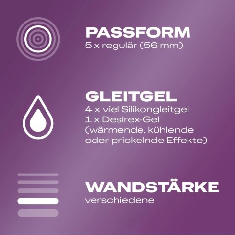 Durex Love Mix Pack 18 szt. - zestaw 5 wariantow smakowych i tekstur Durex Love Mix Pack 18 szt. - zestaw 5 wariantow smakowych i tekstur
