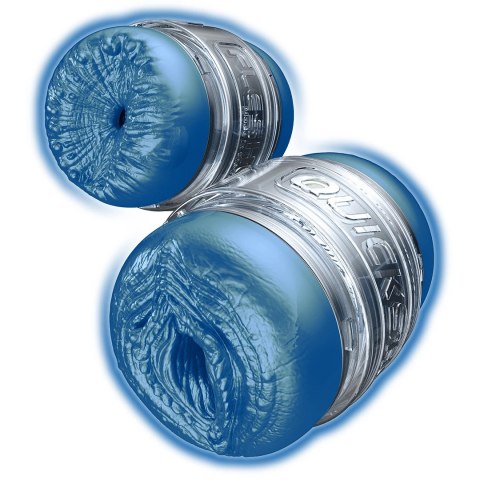 Fleshlight Alien Quickshot - kompaktowy model niebieski, system podwojnych wejść Fleshlight Alien Quickshot - kompaktowy model niebieski, system podwojnych wejść