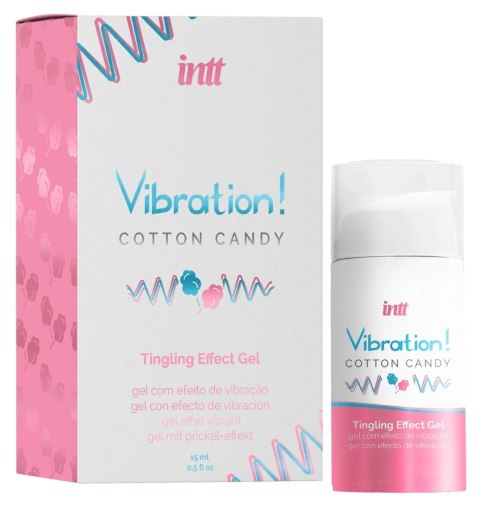 Intt Tingling Effect Gel Cotton Candy żel stymulujący 15 ml Intt Tingling Effect Gel Cotton Candy żel stymulujący 15 ml