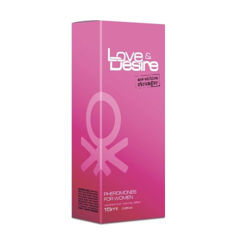 Love & Desire Woman Feromony Damskie 15ml - czteroskładnikowa formuła Love & Desire Woman Feromony Damskie 15ml - czteroskładnikowa formuła