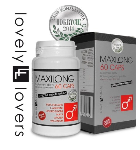 Lovely Lovers MAXILONG 60 kapsułek - wsparcie męskiej wydolności i energii Lovely Lovers MAXILONG 60 kapsułek - wsparcie męskiej wydolności i energii