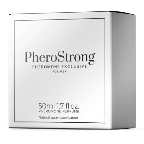 PheroStrong Pheromone EXCLUSIVE Men 50ml - Perfumy z feromonami, świeży zapach PheroStrong Pheromone EXCLUSIVE Men 50ml - Perfumy z feromonami, świeży zapach