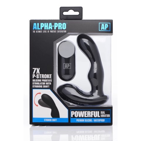 XR Brands 7x P-Stroke masażer prostaty z pilotem, 7 trybow, silikon XR Brands 7x P-Stroke masażer prostaty z pilotem, 7 trybow, silikon