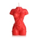 XR Brands Bound Goddess świeca do masażu kropelkowa czerwona 170g