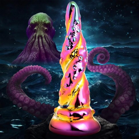 XR Brands Creature Cocks Kraken szklany model tęczowy borokrzemowy XR Brands Creature Cocks Kraken szklany model tęczowy borokrzemowy